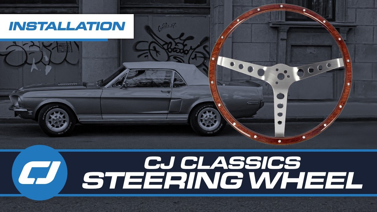 Give Your Classic Ride a Vintage Look with This Wood Grain Steering Wheel!
