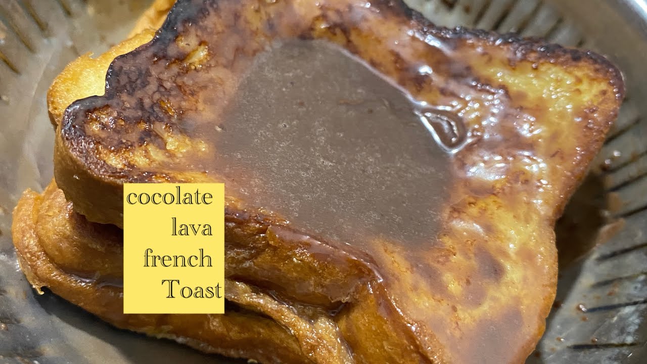 cocolate lava french toast  recipe 🥰