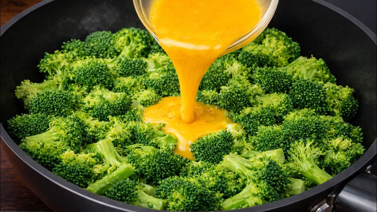 The best recipe for every day! A simple broccoli recipe in 5 minutes that tastes better than meat!