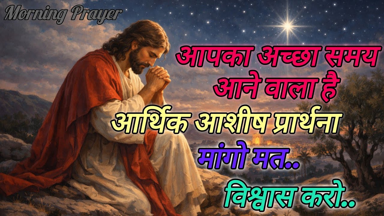 आपका अच्छा समय आने वाला है आर्थिक आशीष प्रार्थना मांगो मत.. विश्वास करो.. 