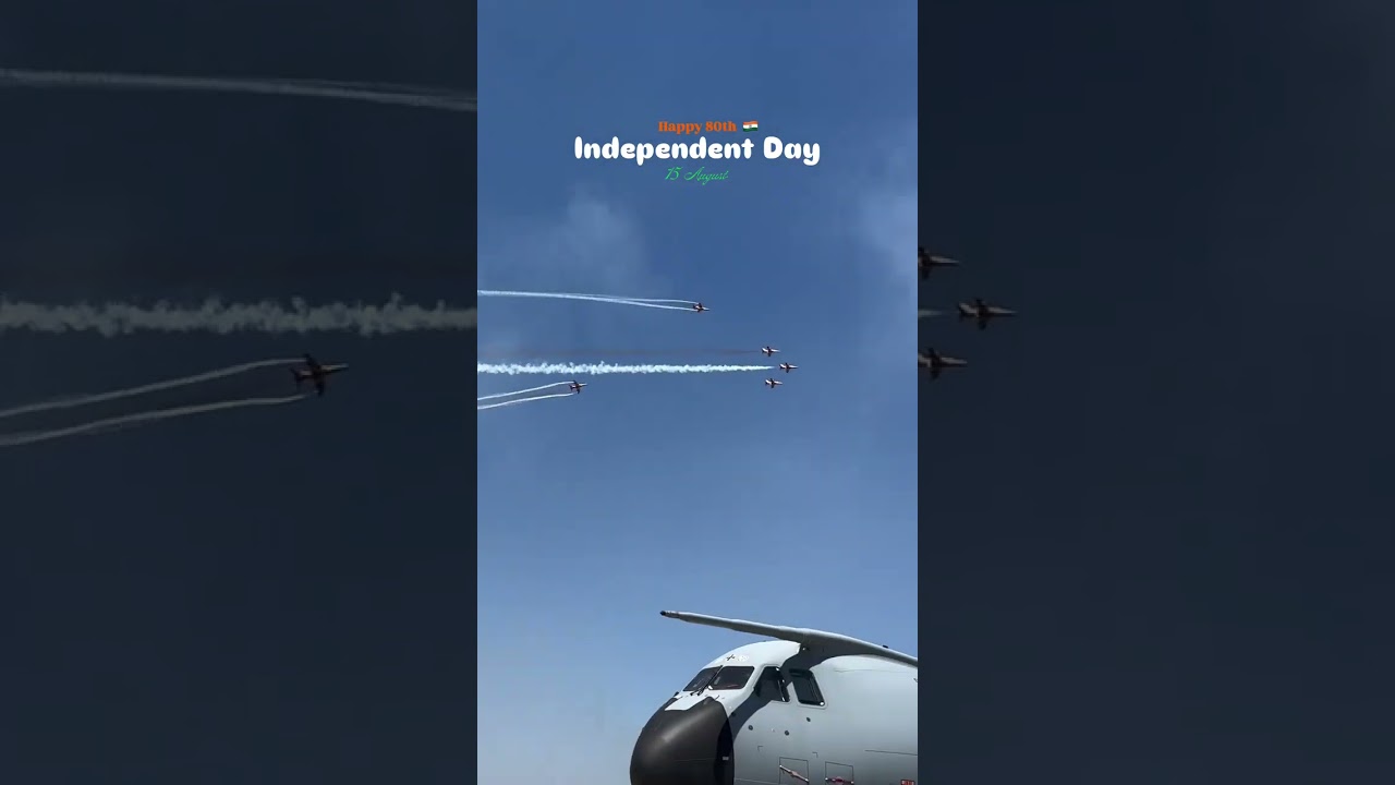 || 80th Independence Day ❤️ ||#independenceday #15august #shorts #airforce #flyxo