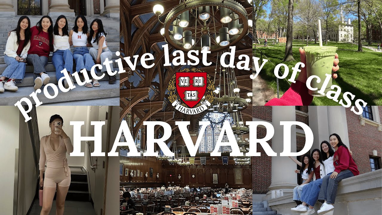 harvard freshman last day of class 🏫 5AM morning routine, study motivation, productive