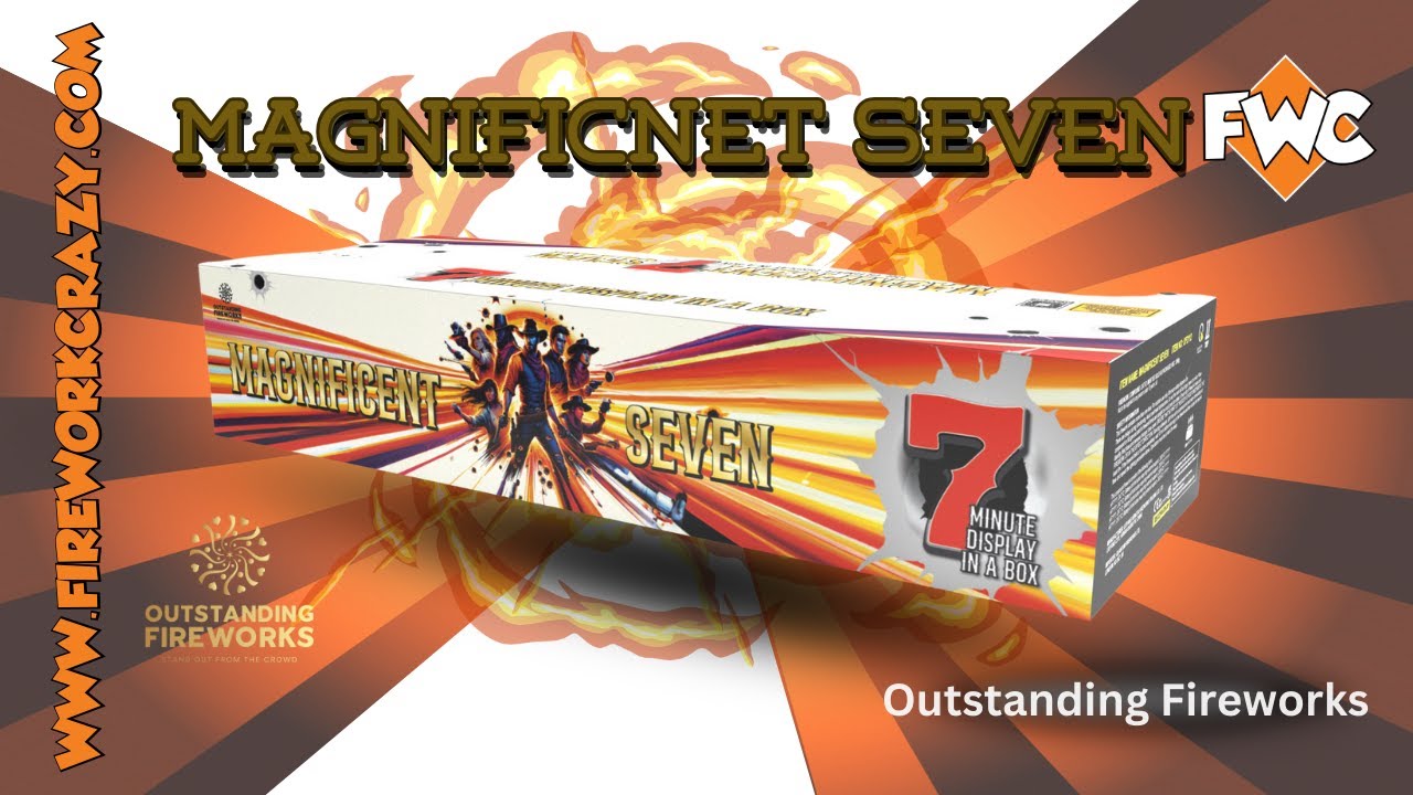 Magnificent 7 from Outstanding Fireworks @fireworkcrazy