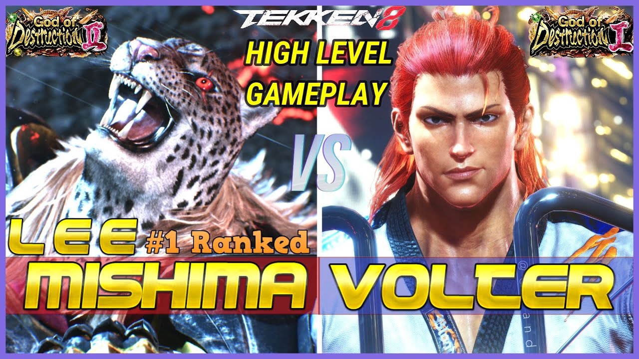 T8 ▰ LEE MISHIMA (#1 Ranked Armor King) Vs VOLTER (Hwoarang) ▰ Tekken 8 High Level Gameplay