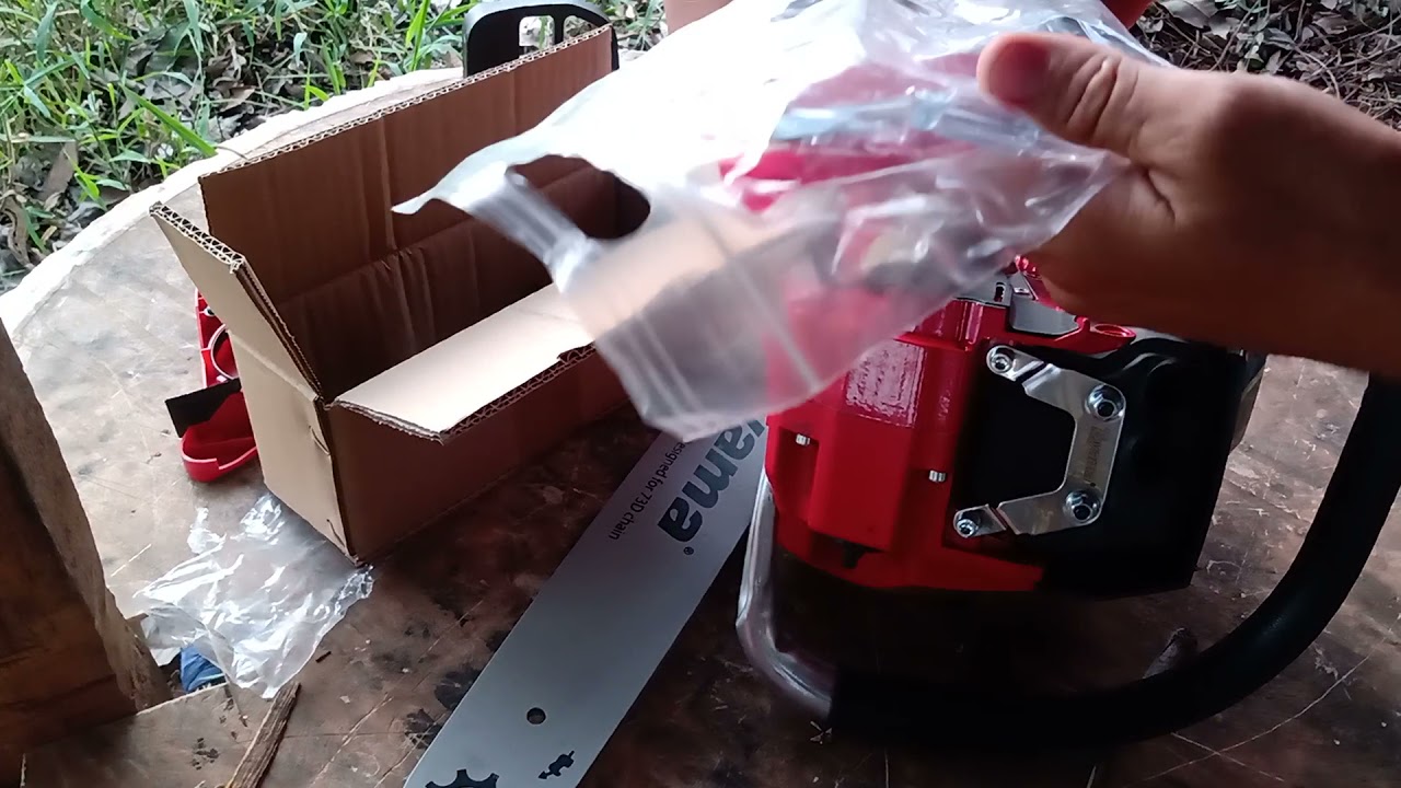 motor serra Toyama tcs 58f-g2 montagem