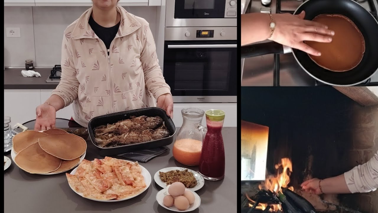 ثالث يوم رمضان في إيطاليا 🇮🇹: فطور بسيط بـ 'بلاطة' الحوت في الفرن وبان كيك الموز 