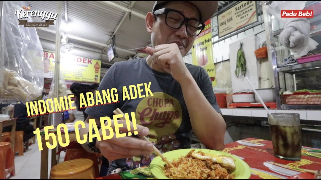 Spicy Challenge 'FAILED' Indomie Abang Adek 150 Cabe | PaduBebTravel - JakartaPart02 (ENG SUBS)