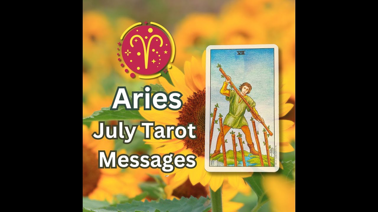 Aries July 2024 Tarot Messages: Seven of Wands ♈🔥✨