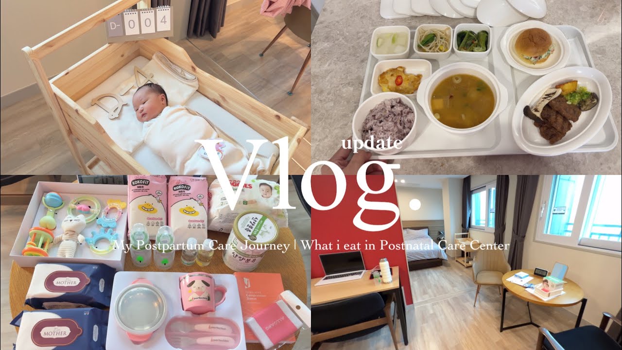 KOREA VLOG 🇰🇷 | MY POSTPARTUM CARE JOURNEY | WHAT I EAT IN POSTNATAL CARE CENTER