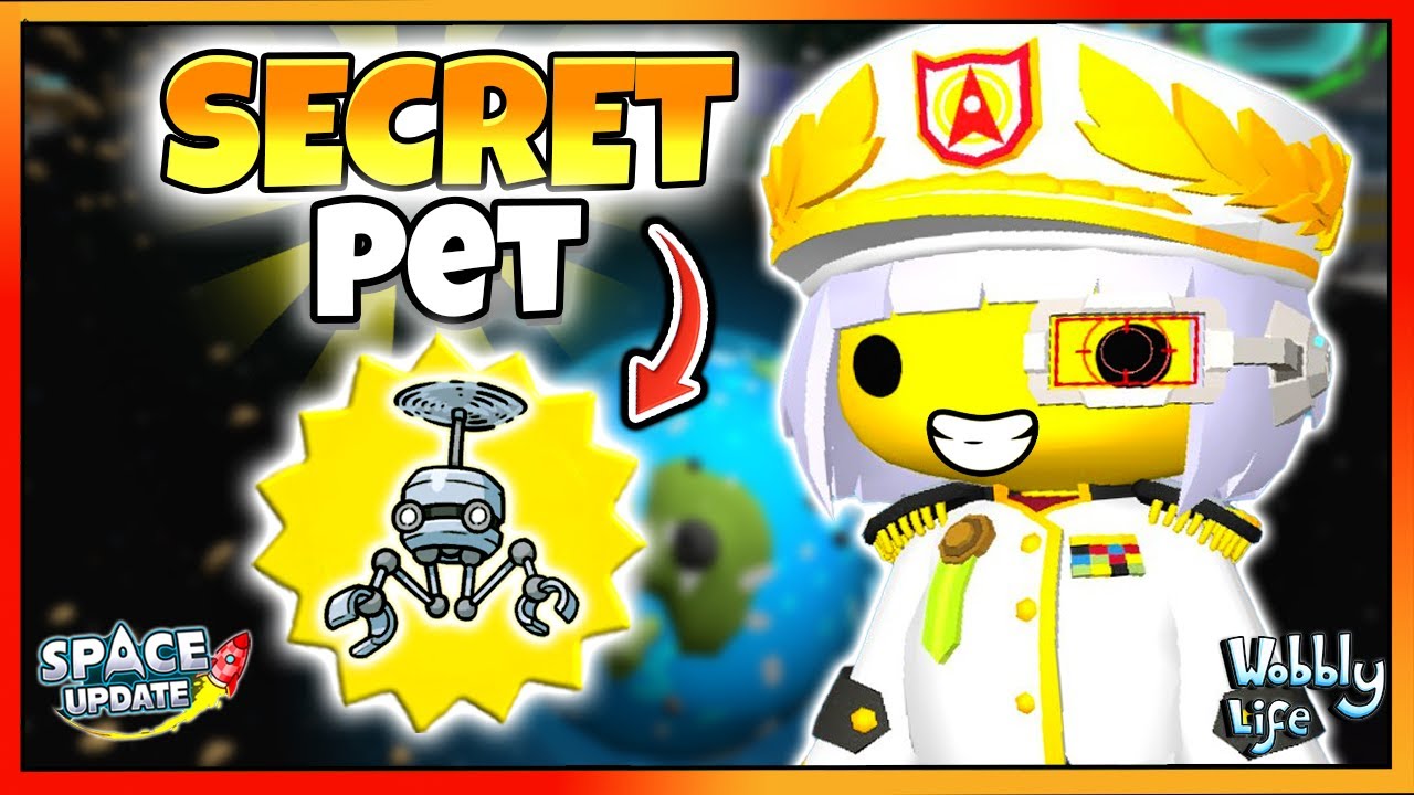 WOBBLY LIFE SPACE UPDATE SECRET PET: Copter Bot freischalten! 🤖🚁