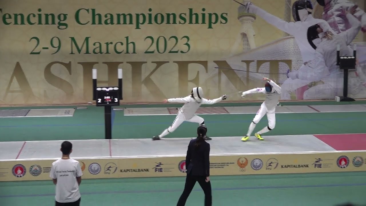 Tashkent ASIAN CHAMPIONSHIPS 2023,CADET Men's Foil final CHIBA JPN v CHOI KOR