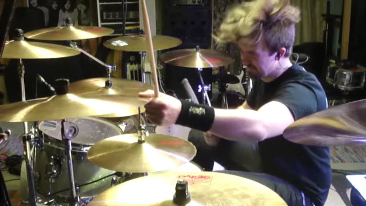 Kari Luomaharju - Carry on my wayward son (drum cam)