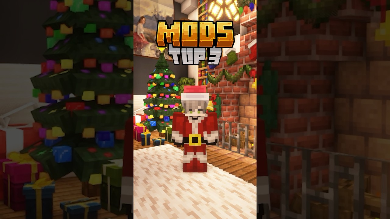 3 Mods de Navidad para tu Minecraft #minecraft #minecraftmods #navidad #christmas