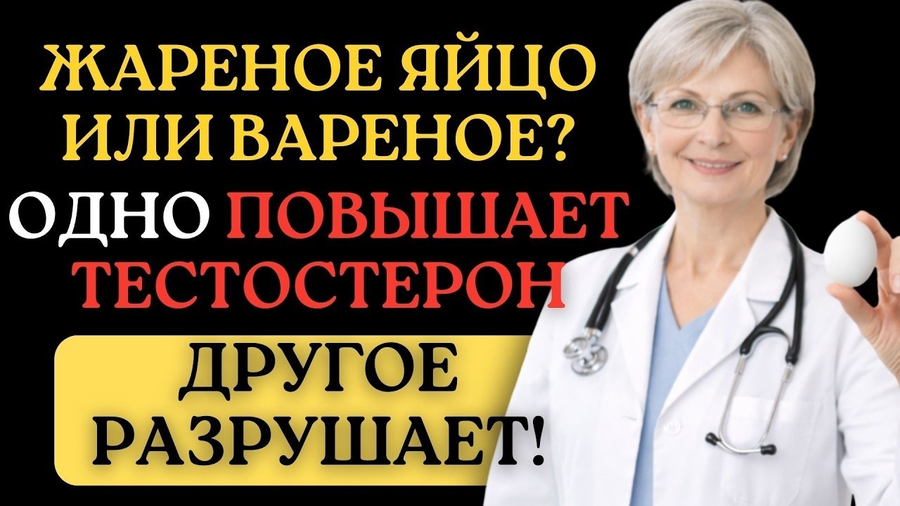 Варёные или жареные яйца? Что на самом деле повышает тестостерон после 50! Врачи раскрыли правду