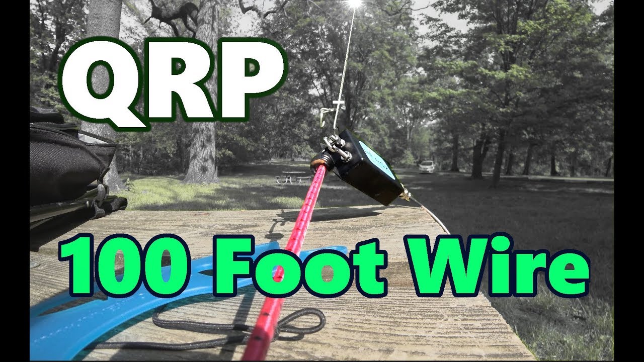 YouKits QRP Rig SUCCESS ~ 100 FOOT Portable Antenna ~ Elecraft T1 Tuner