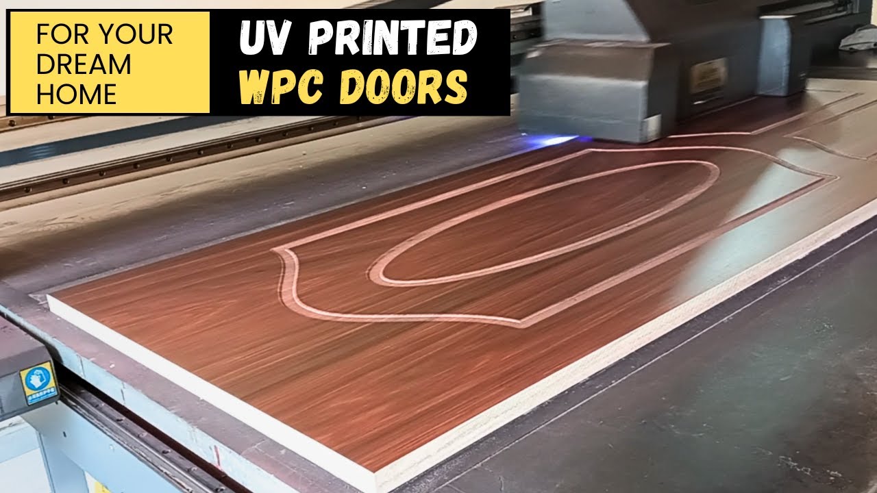 UV PRINTED WPC DOORS | CNC AND UV PRINTING PROCESS ON WPC DOORS | EEZEE BOARD 