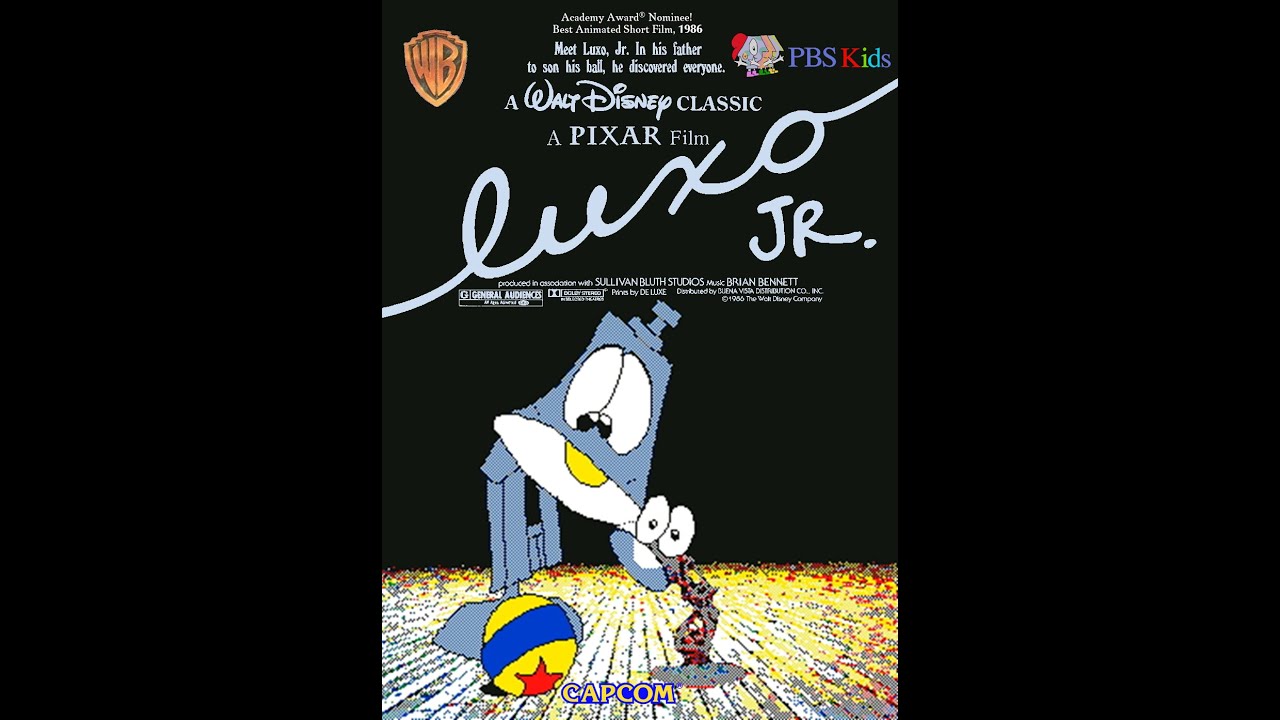Luxo Jr. 1986 (Animation by Sullivan Bluth Studios, Pixar)