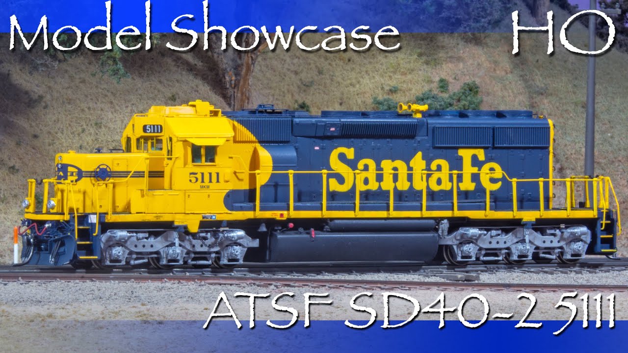 Может ли старая модель Atearn Blue Box быть реалистичной? - Модельная витрина HO ATSF SD40-2 5111