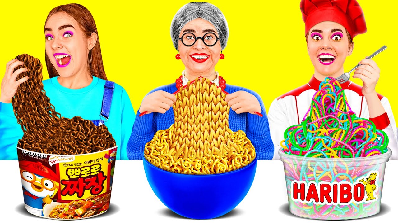 Ja vs Babcia &mdash; Kulinarne Wyzwanie | Kuchenne Sztuczki i Triki od RaPaPa Challenge