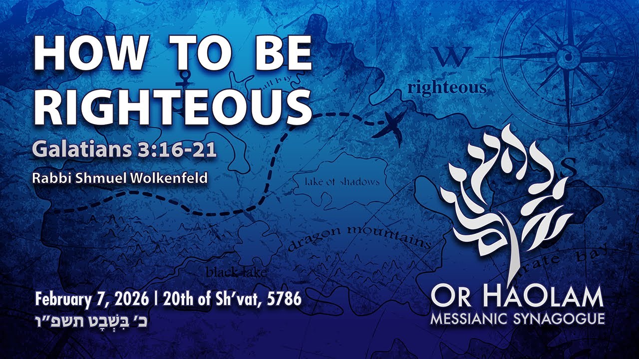 02/07/2026 - How to Be Righteous