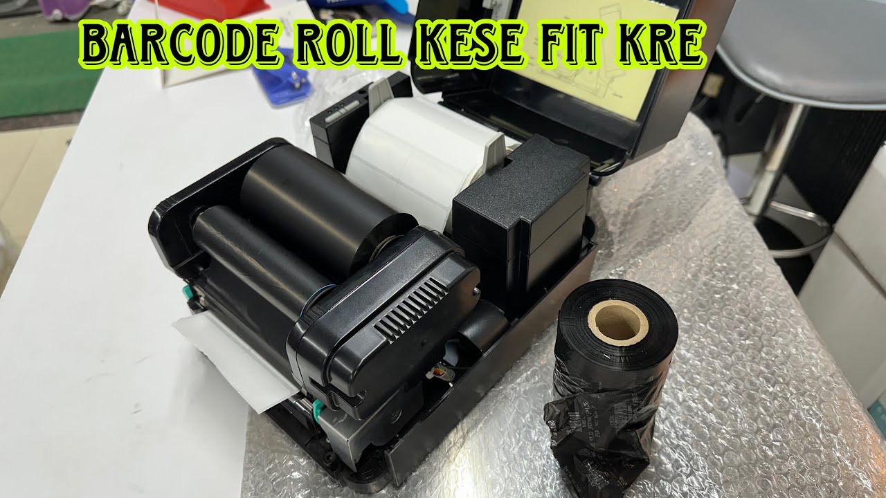 Tsc ttp 244 pro barcode printer me ribbon insulation kese kre | how to fix barcode printer roll