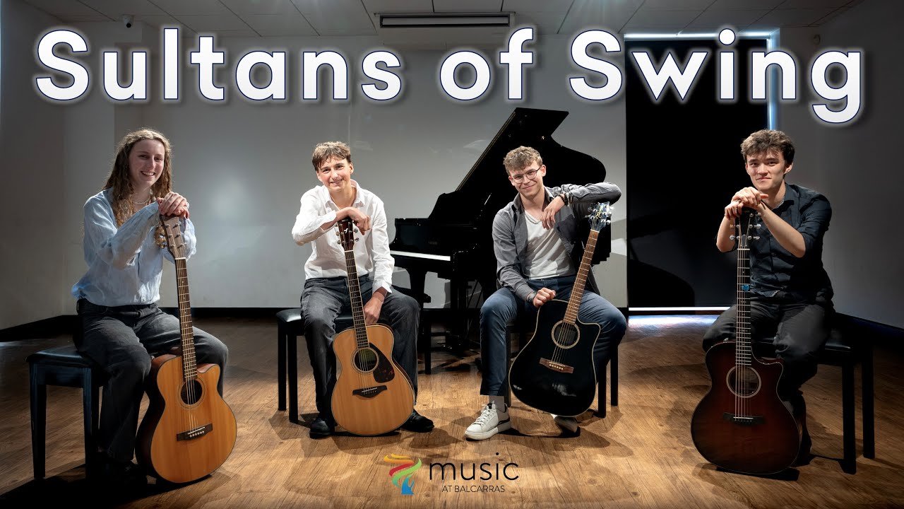 Sultans of Swings (Dire Straits) - Guitar Quartet Cover | arr. 40 FINGERS | Balcarras