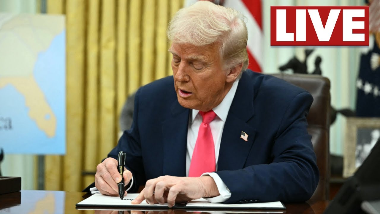 LIVE l Trump signs executive order at 'Unleashing American Energy' event