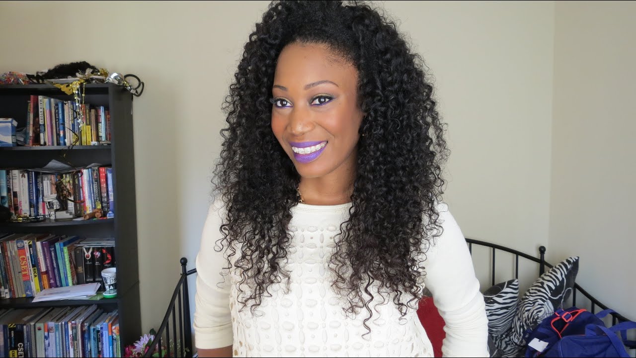 Making a Partless Half Wig featuring WowAfrican.com hair