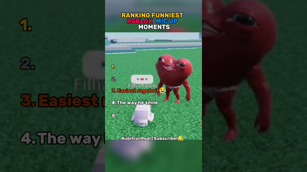 Рейтинг САМЫХ СМЕШНЫХ моментов Roblox Mic up 🤣
