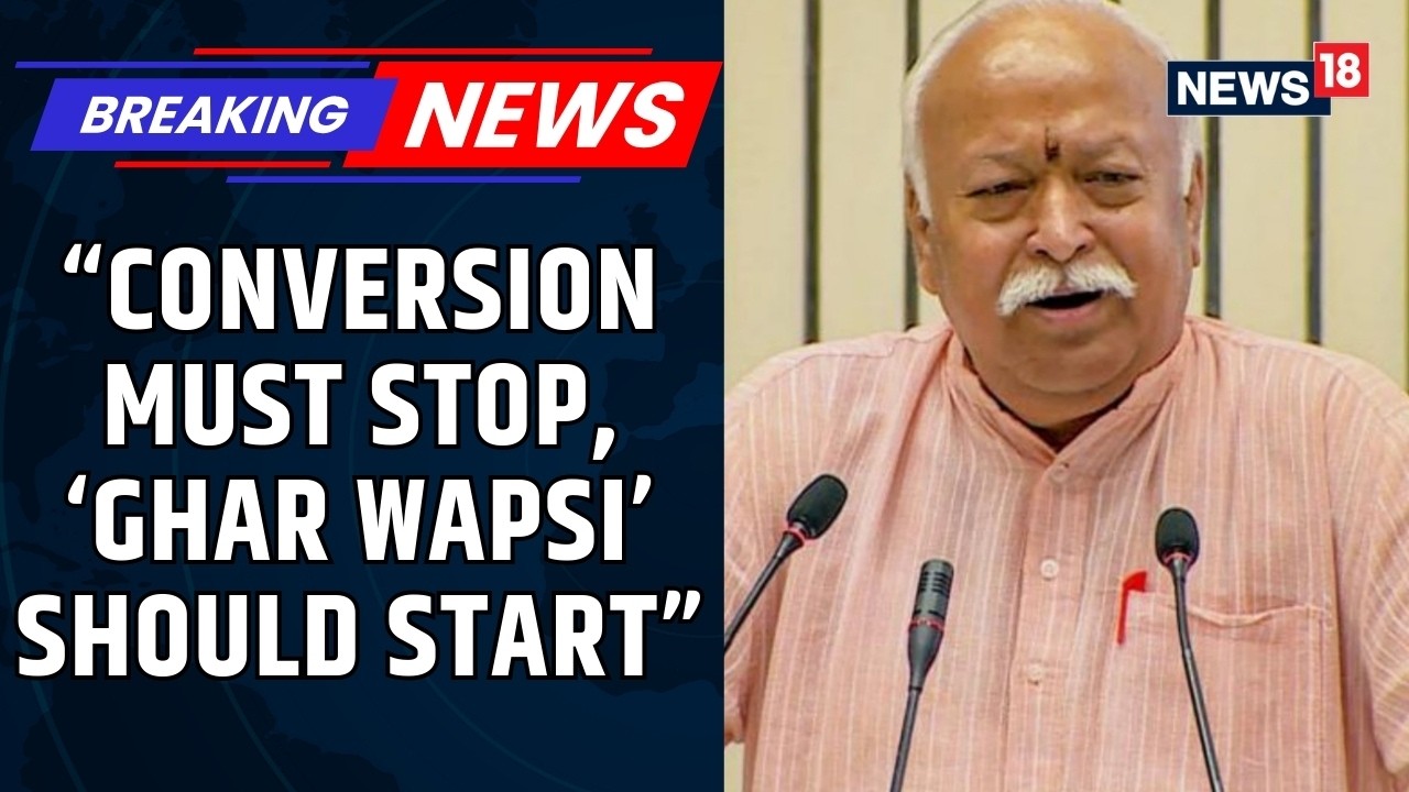 RSS Chief Mohan Bhagwat’s Big Push At RSS Centenary Event On Population, Conversion And SIR | News18