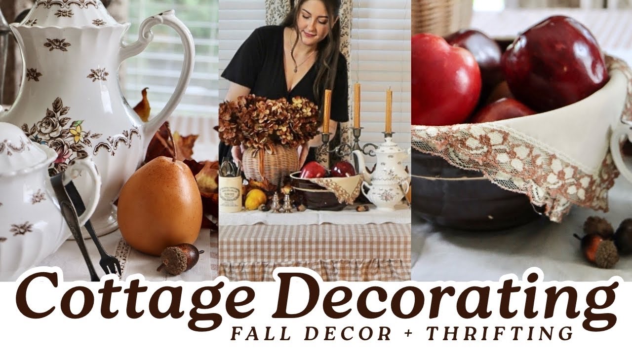 Make Your Home Feel Cozy For Fall: Cottage Style Decorating & Thrifting For Vintage Decor | Goodwill