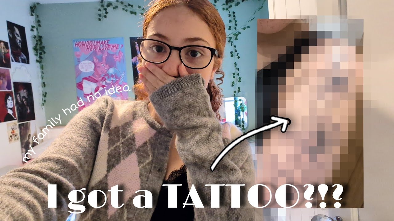I GOT MY FIRST TATTOO?! WITHOUT My Family Knowing!!