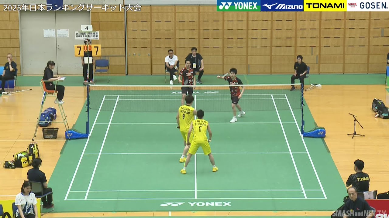澤田 修志／石井 叶夢（埼玉栄高校）vs 西田 陽耶／目崎 駿太郎（トナミ運輸）MD2回戦【ランキングサーキット 2025】