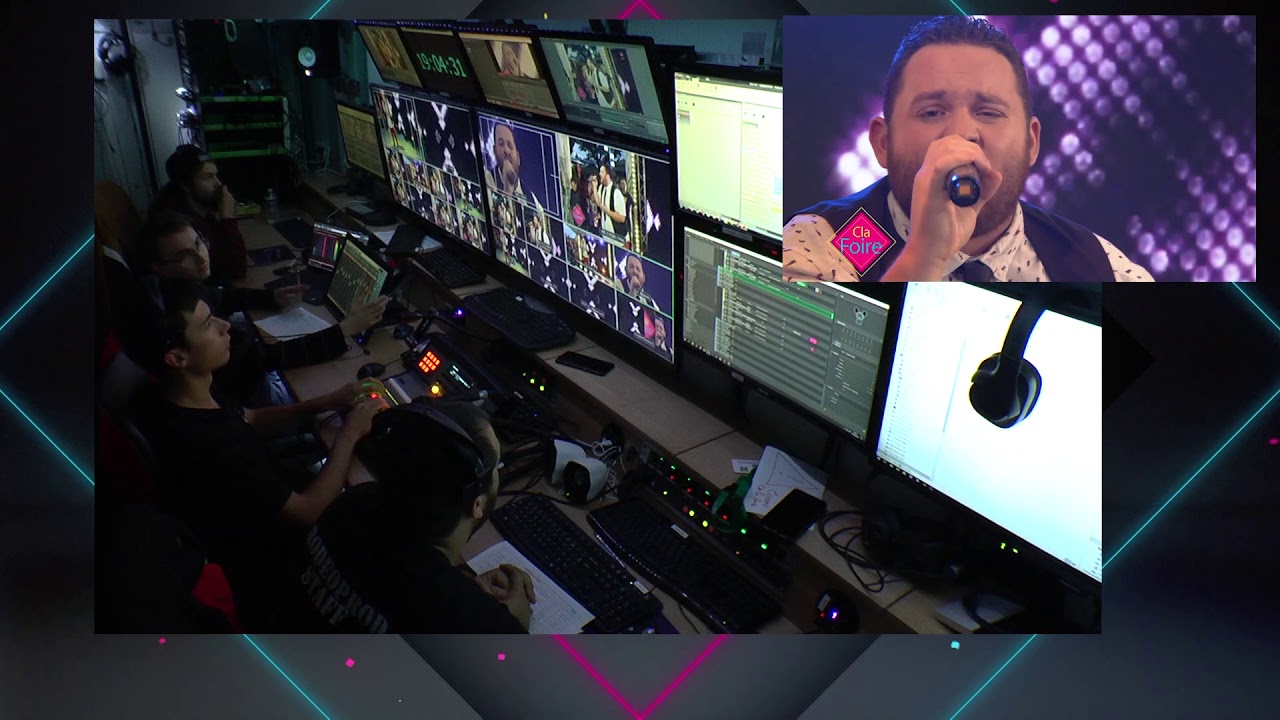 Dans les coulisses du car régie pendant le direct