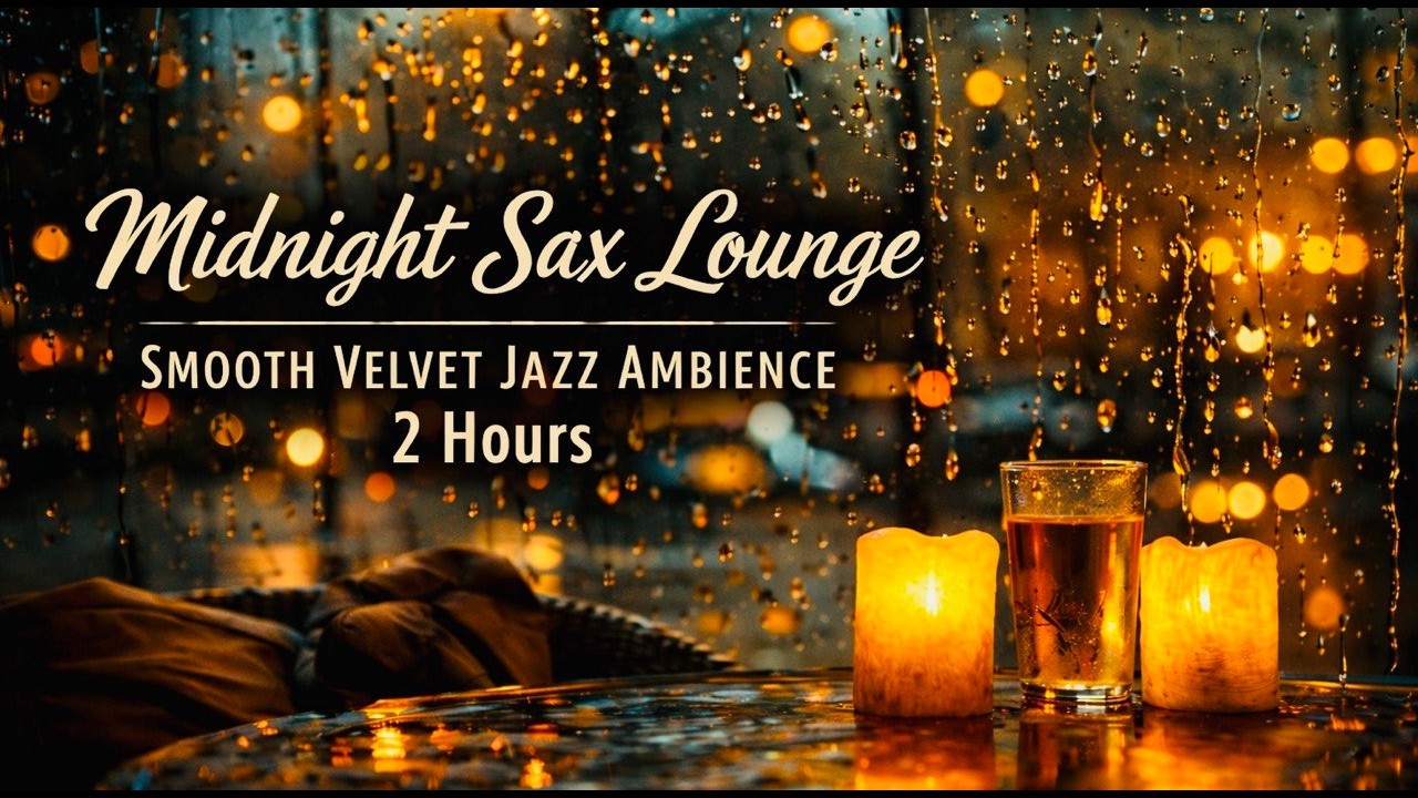 2 Hours Midnight Sax Lounge | Smooth Velvet Jazz Ambience