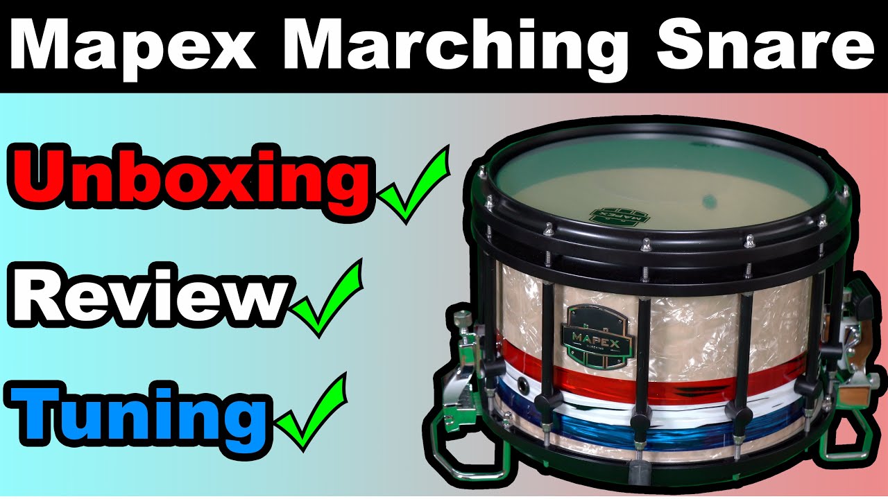 Маршевый малый барабан Mapex: распаковка, обзор и урок по настройке