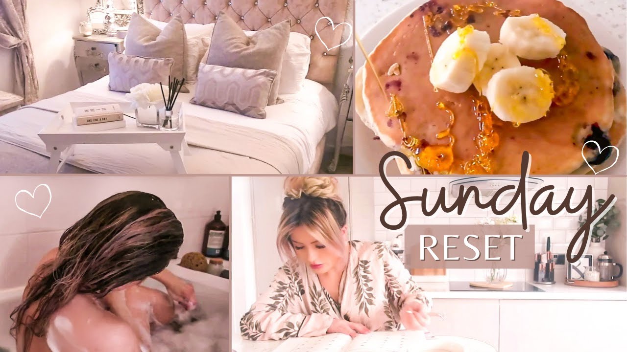 SUNDAY RESET ROUTINE | Planning, cleaning, grocery shopping & selfcare