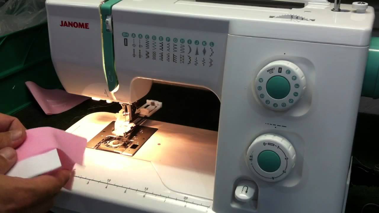 Janome Sewist 500 sewing machine - How to use buttonhole