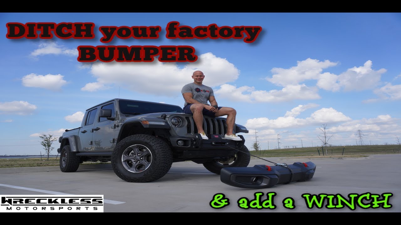 2020 Jeep JT Gladiator Bumper & Winch Install Video
