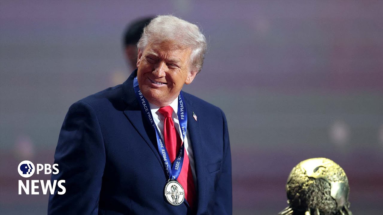 WATCH: Trump presented with new FIFA Peace Prize
