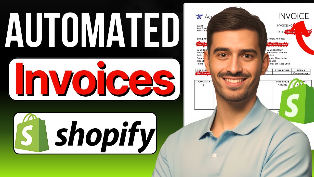 Как настроить автоматические счета-фактуры в Shopify - Order Printer Pro - Легко