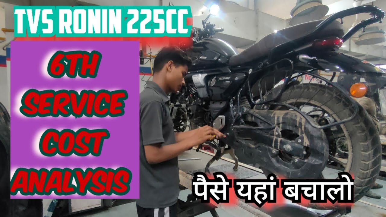 TVS RONIN 225 6th paid service cost & analysis.