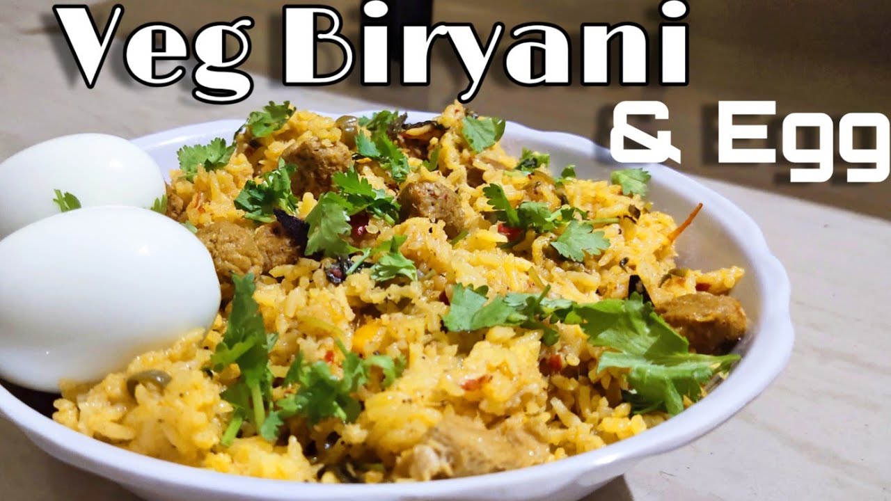 Veg Biriyani & Egg | Foodies Lovers