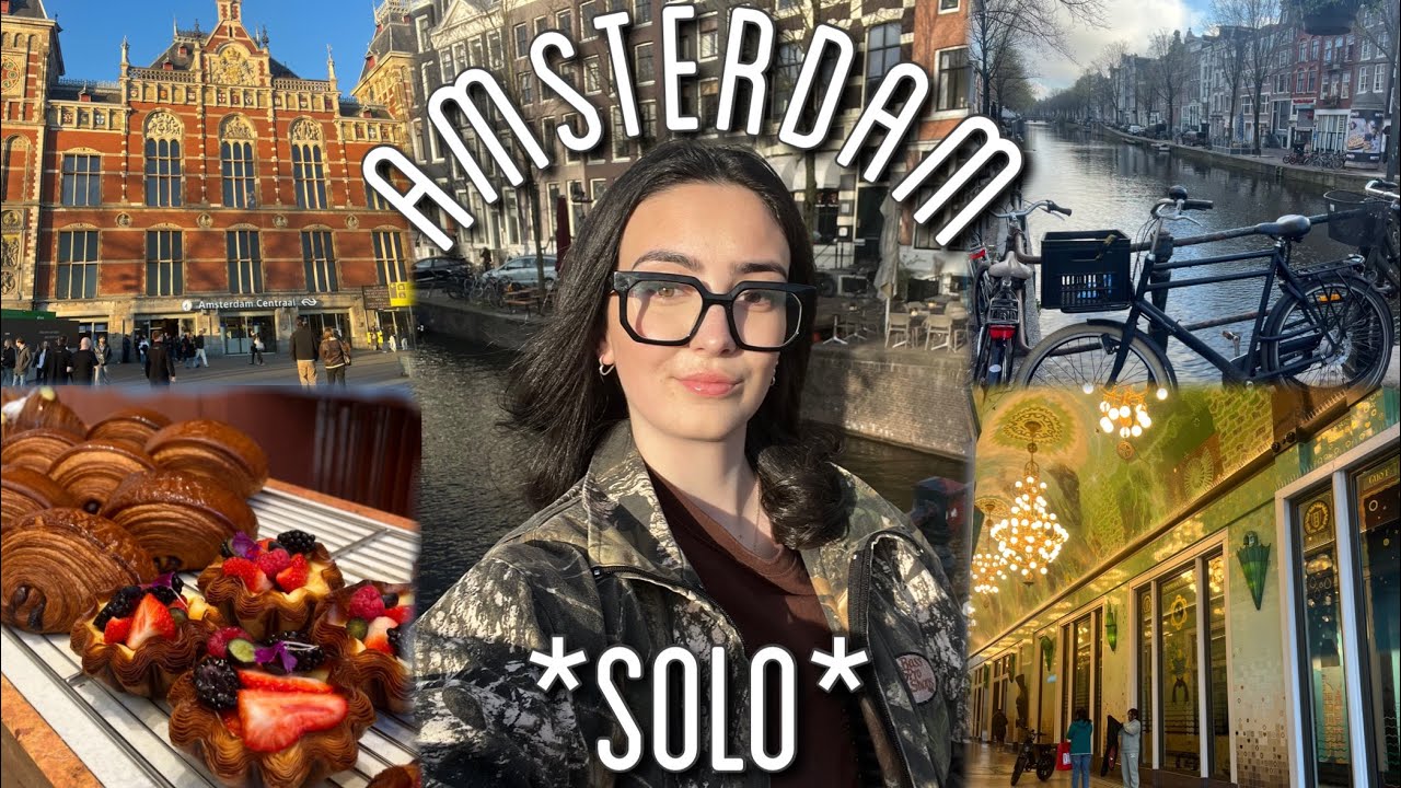 48 HOURS SOLO IN AMSTERDAM! | food, boats, museums & MORE!