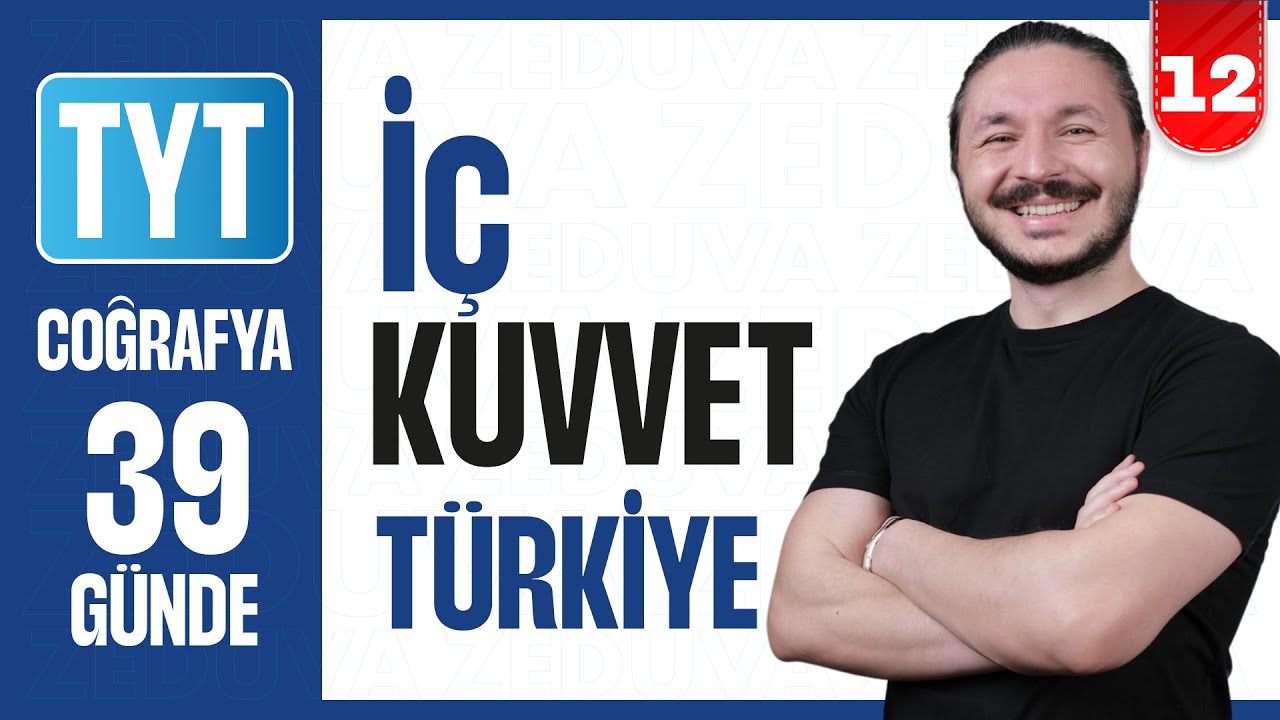 Türkiye'de iç kuvvetler Konu anlatımı | 39 GÜNDE AYRINTILI TYT COĞRAFYA KAMPI 2026 | 12