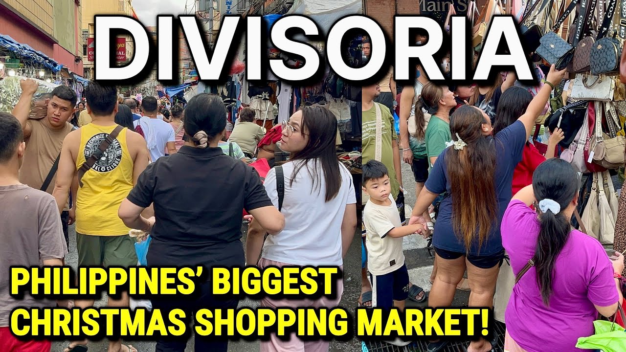 Philippines BIGGEST CHRISTMAS SHOPPING Market in Manila 🇵🇭 Divisoria Market 2025 Tour