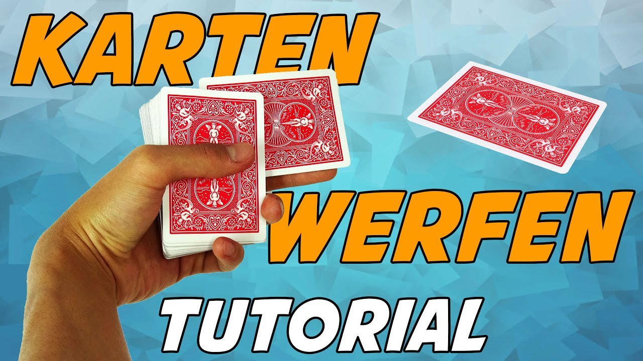 3 VISUELLE Kartenwurf-Tricks, die jeder lernen kann!