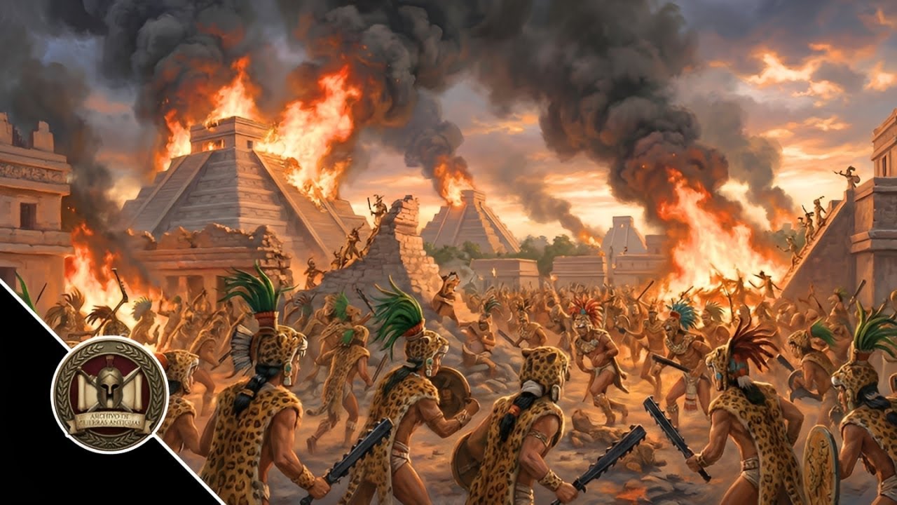 Así Fue la GUERRA más Brutal de los Mayas: 50.000 Guerreros ARRASAN la Ciudad Sagrada