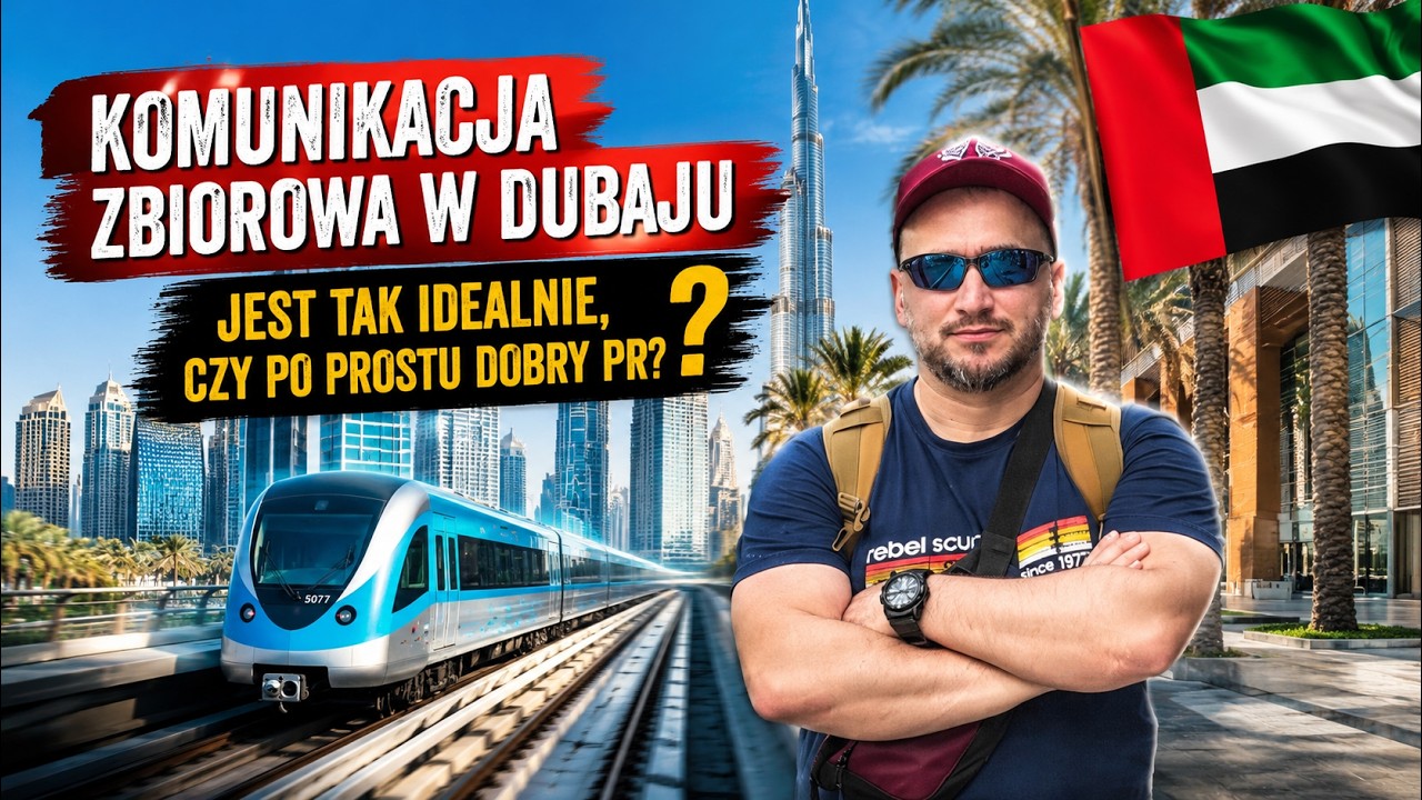 Komunikacja miejska i metro w Dubaju. Do czego przydaje się karta NOL | Poradnik 4K