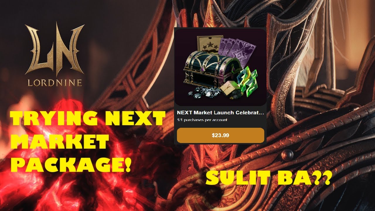 SULIT BA ANG 1290 PACKAGE SA NEXT MARKET? | LORDNINE PULL ATTEMPT | LEGENDARY PULL!